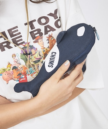 【CHUMS / チャムス】Cetacea Zipper Pouch / シャチ