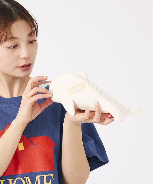 【CHUMS / チャムス】Cetacea Zipper Pouch / シャチ