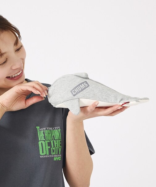 【CHUMS / チャムス】Cetacea Zipper Pouch / シャチ
