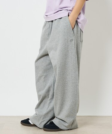 【DISCUS/ディスカス】ユニセックス裏毛スウェットワイドパンツ/