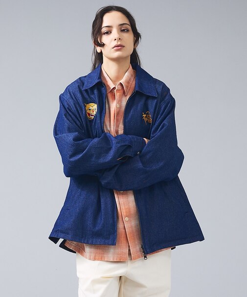 【TAION / タイオン】NON DOWN REVERSIBLE VET BL