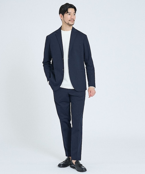 【SMART CLOSET/上下2点セット】接触冷感 カットメッシュ セットアッ