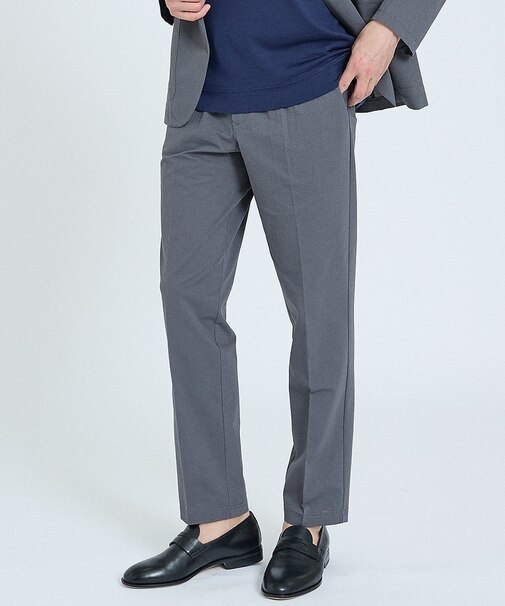 【SMART CLOSET】接触冷感 カットメッシュ スラックス / セットアッ