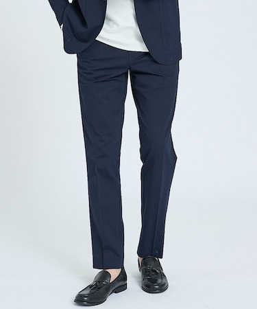 【SMART CLOSET】接触冷感 カットメッシュ スラックス / セットアッ
