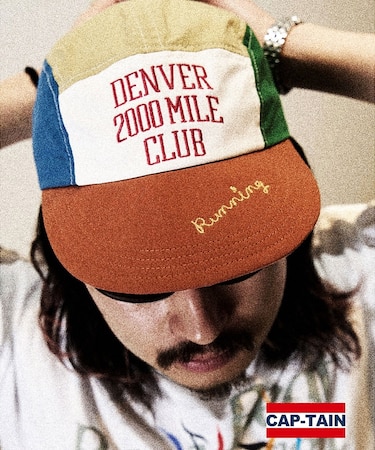 【CAP-TAIN】13.14 刺繍アップル×NEW YORK CITY｜DEN