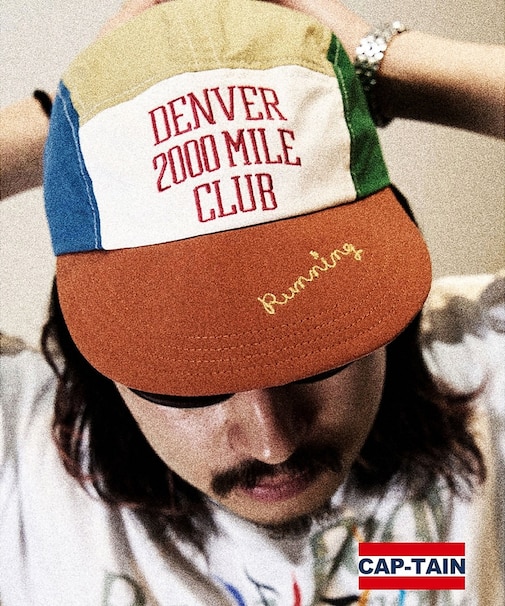 【CAP-TAIN】13.14 刺繍アップル×NEW YORK CITY｜DEN