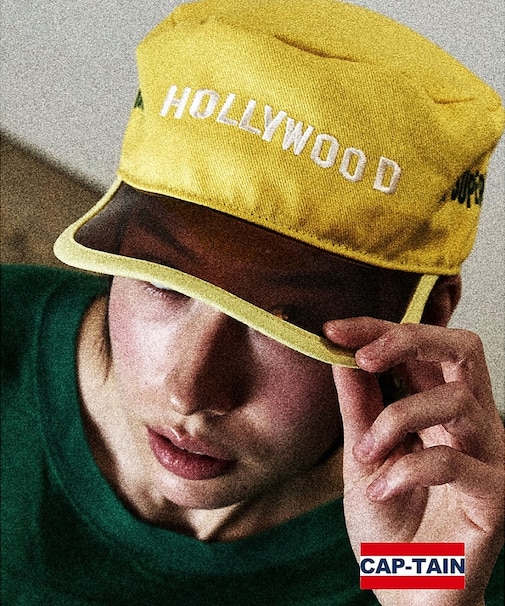 【CAP-TAIN】 アップル刺繍 カラーブロック｜YOSEMITE｜HOLLY