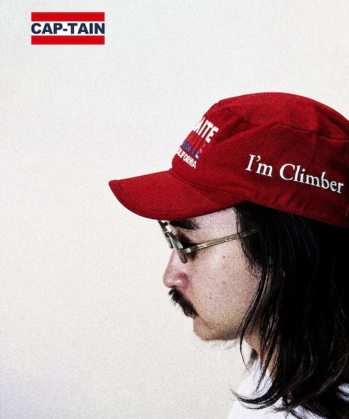 【CAP-TAIN】 アップル刺繍 カラーブロック｜YOSEMITE｜HOLLY