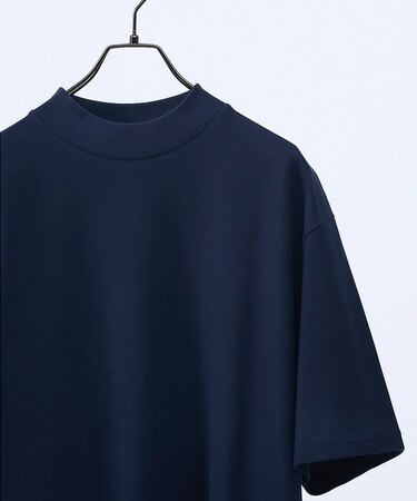【接触冷感】モックネック Tシャツ / COVEROSS(R)