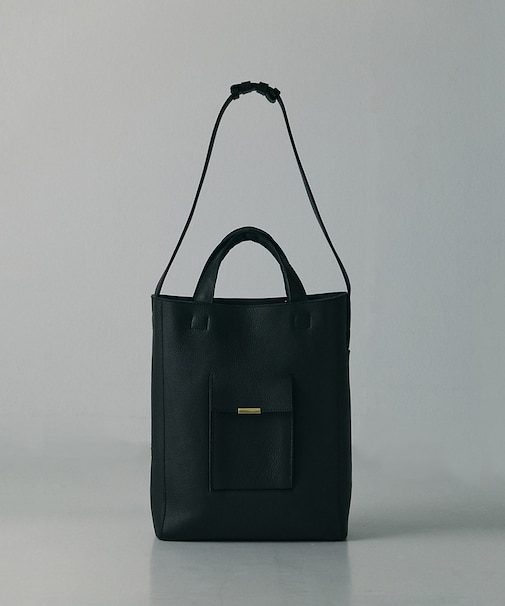 【UNISEX】NATURAL SHRINK LEATHER - TOTE BA