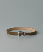 【UNISEX】 KUDU NAKED LEATHER PUNTAIL BELT