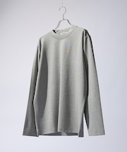 【SMART CLOSET / WEB限定】抗菌防臭 ポンチモックネック 長袖T