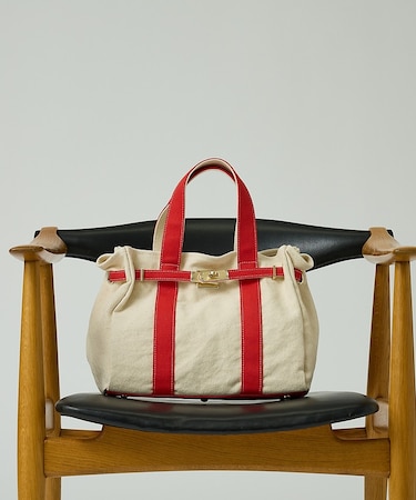 キャンバス ベルトトートバッグ / Sサイズ / ユニセックス【CHIM?RE/