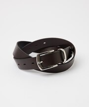 Puntale Leather Plain Belt/ ウエスタンベルト/プンタ