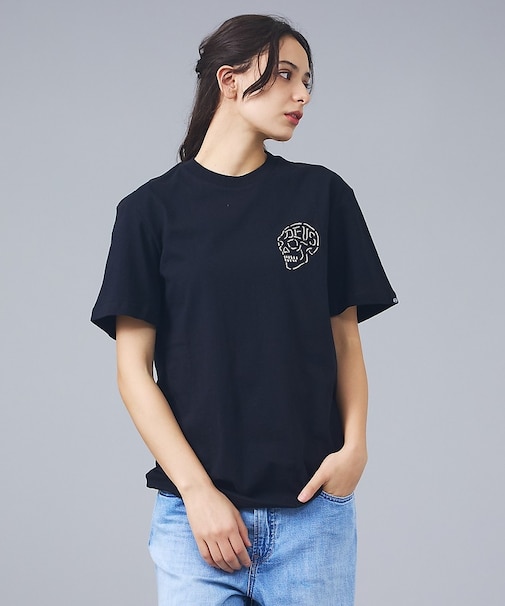 【DEUS / デウス】VENICE SKULL / バックプリント 半袖Tシャ