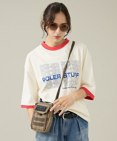 【POLeR/ポーラー】リンガーTシャツ / 61MCV0057 / ユニセック