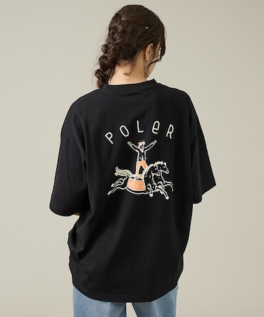 【POLeR/ポーラー】バックプリント Tシャツ / 261MCV0061 /