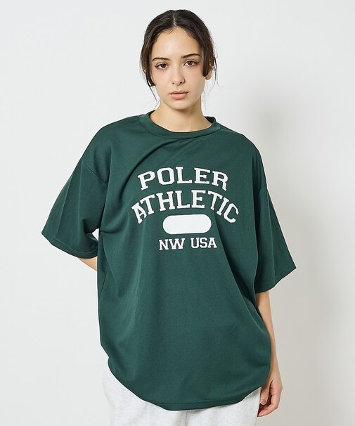 【POLeR/ポーラー】ATHLETIC ロゴTシャツ / 61MCV0036