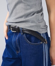 Puntale Leather Plain Belt / ウエスタンベルト/プン