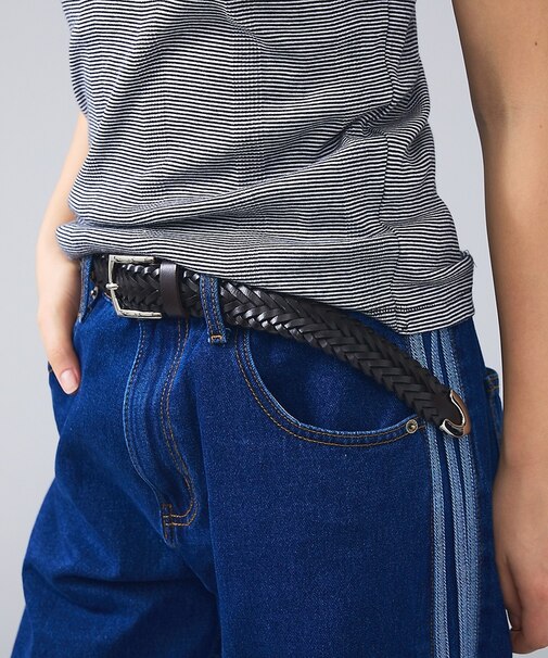Puntale Leather Plain Belt / ウエスタンベルト/プン