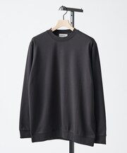 【SMART CLOSET】シルキータッチ モックネック 長袖Tシャツ
