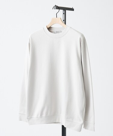 【SMART CLOSET】シルキータッチ モックネック 長袖Tシャツ