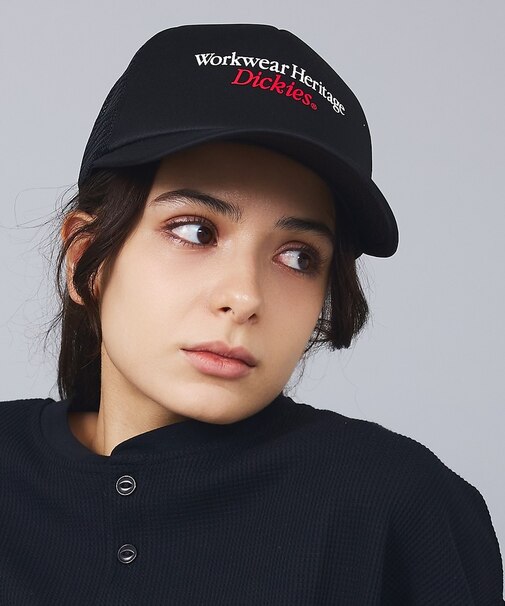 【Dickies / ディッキーズ】MESSAGEMOTIFMESH　CAP/メ