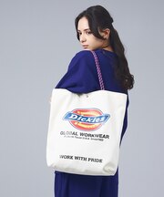 【DICKIES/ディッキーズ】LOGO PRINT ROPE TOTE BAG