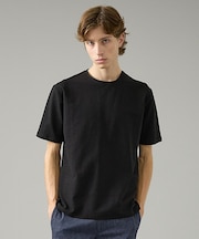 シュリンク天竺 クルーネック半袖Tシャツ