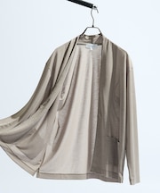 【定番/シアー素材】ストレッチ カノコ ワンボタン カーディガン