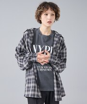 【Revo. / レヴォ】TH-4105 オンブレチェック 長袖シャツ / ユニ