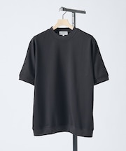 【SMART CLOSET/WEB限定】シルキータッチ モックネック 半袖Tシャ