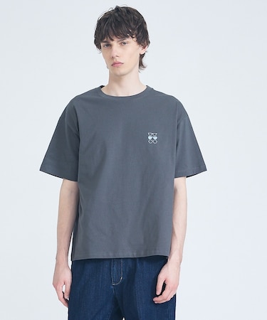 【アイコン刺繍】ボックスシルエット Tシャツ