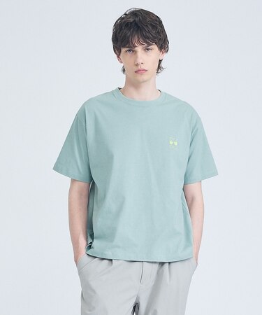 【アイコン刺繍】ボックスシルエット Tシャツ