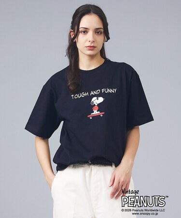 【PEANUTS x BEEFY-T】クルーネック半袖Tシャツ / 26SS /