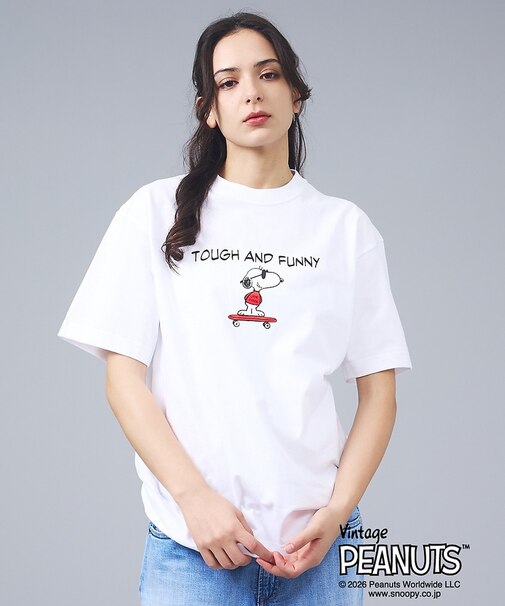 【PEANUTS x BEEFY-T】クルーネック半袖Tシャツ / 26SS /