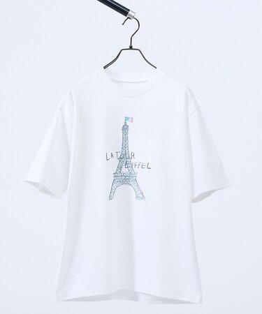 HAND DRAWN ART ? TOWER Tシャツ / プリントTシャツ