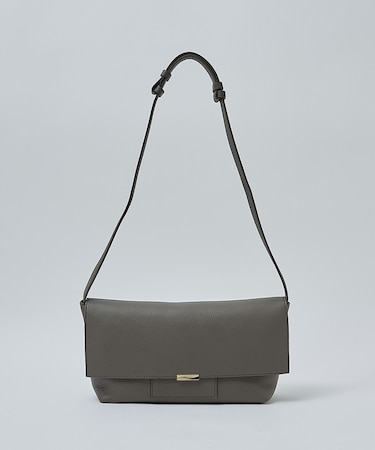【UNISEX】NATURAL SHRINK LEATHER - SHOULDE