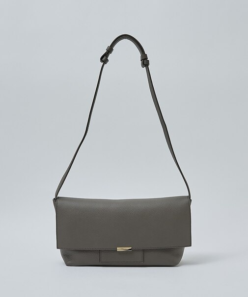 【UNISEX】NATURAL SHRINK LEATHER - SHOULDE