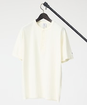 【JEMORGAN / ジェーイーモーガン】ピグメント半袖ヘンリーネックtシャツ