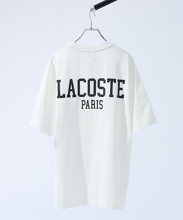 【LACOSTE / ラコステ】BACK PRINT BASIC TEE / バ