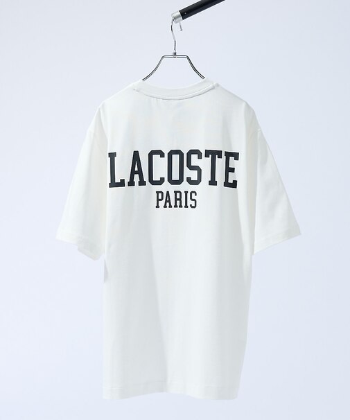 【LACOSTE / ラコステ】BACK PRINT BASIC TEE / バ