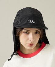 【POLeR/ポーラー】SUNGUARD SURFCAP/サンガード付キャップ