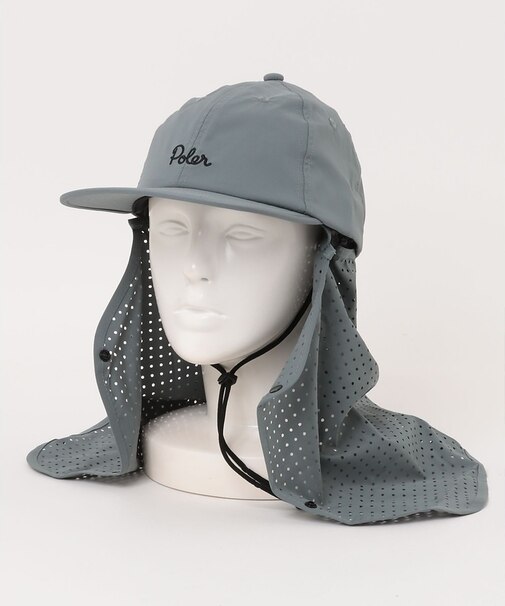 【POLeR/ポーラー】OVER SUNGUARD FLOPPY CAP / オ