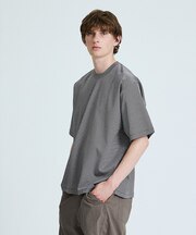 コットンポンチ マイクロボーダー Tシャツ / オーバーサイズ