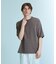 【接触冷感】 サマーニットTシャツ / オーバーサイズ