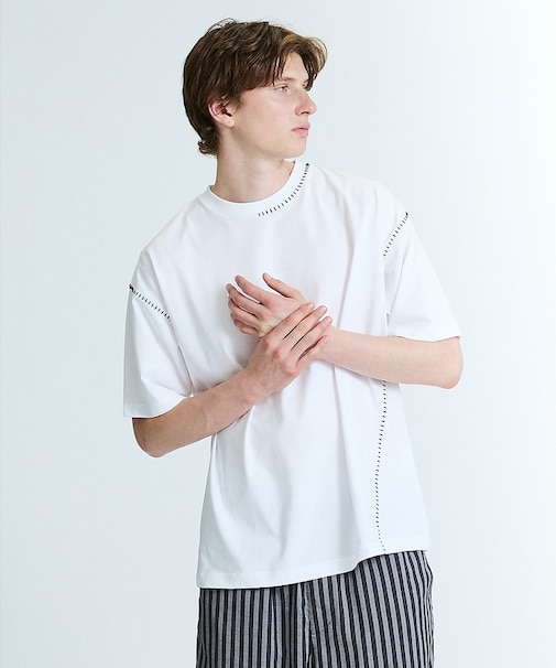 ハンドステッチ 半袖Tシャツ