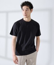 【SMART CLOSET】シルケット天竺 クルーネック 半袖Tシャツ / 接触