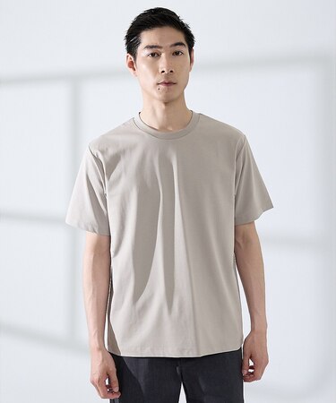 【SMART CLOSET】シルケット天竺 クルーネック 半袖Tシャツ / 接触