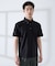 【SMART CLOSET】シルケット天竺 ボタンダウン半袖ポロシャツ / 接触